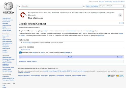 
                            6. Google Friend Connect – Wikipédia, a enciclopédia livre