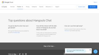 
                            13. Google Hangouts Chat: Secure Team Messaging | G Suite