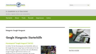 
                            13. Google Hangouts – E-Learning & E-Teaching - Blogs@FU-Berlin