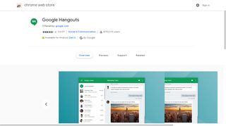 
                            8. Google Hangouts - Google Chrome