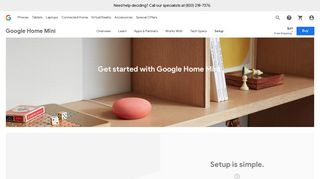 
                            5. Google Home Mini Setup & Support - Google Store