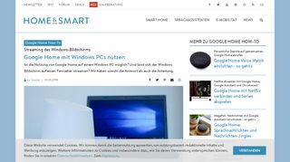 
                            1. Google Home mit Windows PCs nutzen - Homeandsmart.de