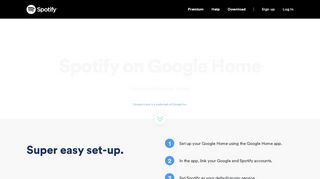 
                            10. Google Home - Spotify