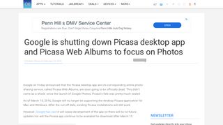 
                            10. Google is shutting down Picasa desktop app and Picasa Web Albums ...
