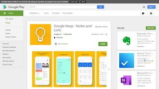 
                            2. Google Keep - Notes and Lists - Apps on Google Play