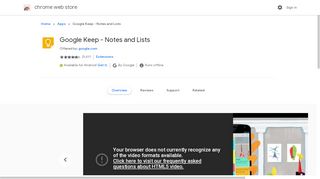 
                            5. Google Keep - notes and lists - Google Chrome