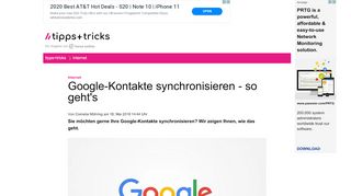 
                            6. Google-Kontakte synchronisieren - so geht's - Heise