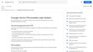 
                            9. Google-Konto-PIN erstellen oder ändern - Google-Konto-Hilfe