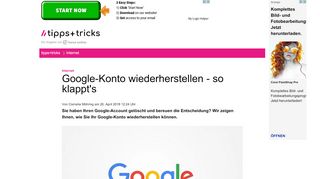 
                            13. Google-Konto wiederherstellen - so klappt's - Heise