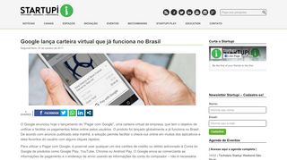 
                            5. Google lança carteira virtual que já funciona no Brasil - Startupi