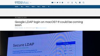 
                            6. Google LDAP login on macOS? It could be coming soon - 9to5Mac