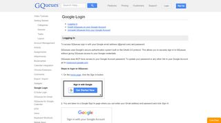 
                            11. Google Login | GQueues