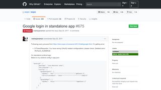 
                            6. Google login in standalone app · Issue #675 · expo/expo · GitHub