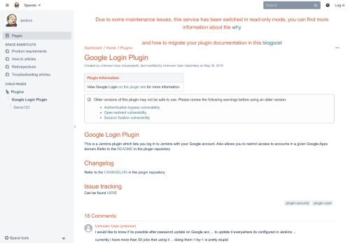 
                            10. Google Login Plugin - Jenkins - Jenkins Wiki