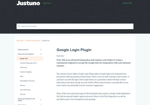 
                            9. Google Login Plugin – Justuno