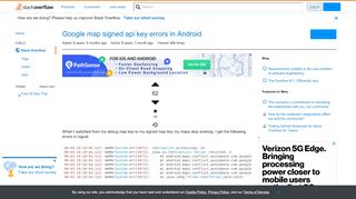
                            11. Google map signed api key errors in Android - Stack Overflow