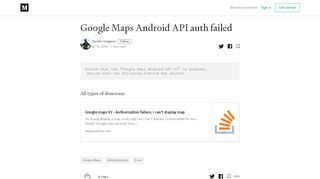
                            9. Google Maps Android API auth failed – Dmitrii Grigorev – ...