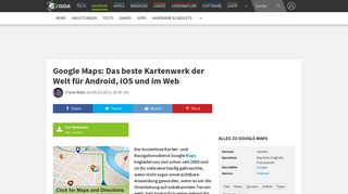 
                            10. Google Maps: Das beste Kartenwerk der Welt für Android, iOS und im ...