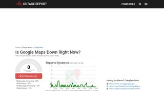 
                            13. Google Maps Down? Service Status, Map, Problems ...