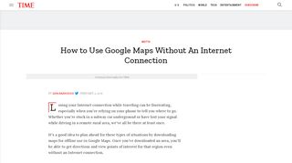 
                            12. Google Maps: How to Use Maps Offline Without Internet | Time