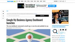 
                            12. Google My Business Agency Dashboard launches - Search Engine ...