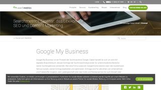 
                            10. Google My Business: Alle Infos im Searchmetrics Glossar