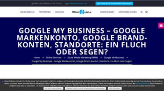 
                            13. Google My Business - Google Markenkonto, Google Brand-Konten ...