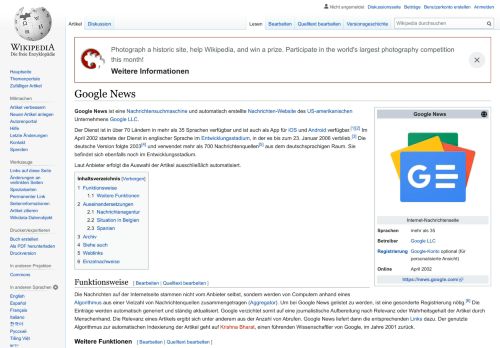 
                            8. Google News – Wikipedia