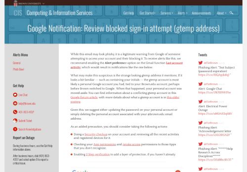 
                            9. Google Notification: Review blocked sign-in attempt (gtemp address ...