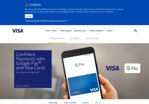 
                            8. Google Pay | Credit and Debit Card Payment App | Visa