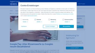 
                            6. Google Pay: Der Deutschlandstart des Bezahldienstes - 1&1 IONOS