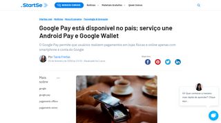 
                            8. Google Pay está disponível no país; serviço une Android Pay e ...