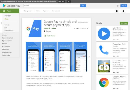 
                            4. Google Pay (Tez) - a simple and secure payment app - Apps on ...