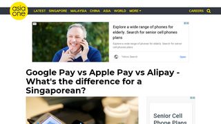 
                            5. Google Pay vs Apple Pay vs Alipay - What's the difference ... - AsiaOne