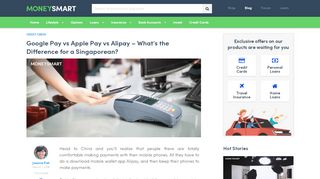 
                            12. Google Pay vs Apple Pay vs Alipay - What's the ... - MoneySmart blog