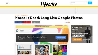 
                            10. Google Picasa Is Dead - Long Live Google Photos - Lifewire