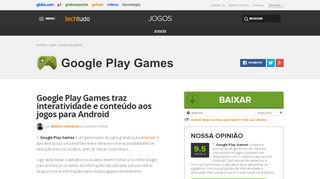
                            13. Google Play Games | Jogos | Download | TechTudo