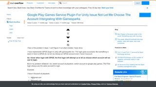 
                            13. Google Play Games Service Plugin For Unity Issue Not Let Me Choose ...