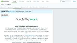 
                            9. Google Play Instant - Android Developers