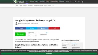 
                            13. Google-Play-Konto ändern – so geht's – GIGA