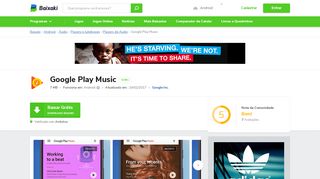 
                            5. Google Play Music Download - Baixaki