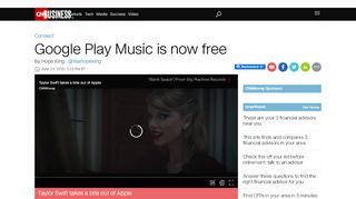 
                            6. Google Play Music is now free - Business - CNN.com