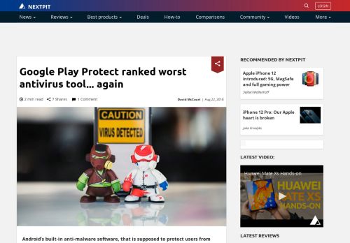 
                            13. Google Play Protect ranked worst antivirus tool... again | AndroidPIT