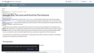 
                            9. Google Play Services and Runtime Permissions | Google APIs for ...