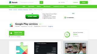 
                            7. Google Play services Download - Baixaki