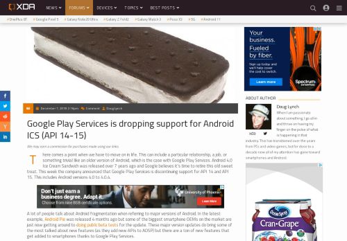 
                            5. Google Play Services is dropping support for ... - XDA Developers