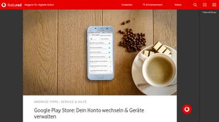 
                            12. Google Play Store: Dein Konto wechseln & Geräte verwalten - Vodafone