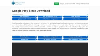 
                            8. Google Play Store Download - Latest APK by Google for Playstore