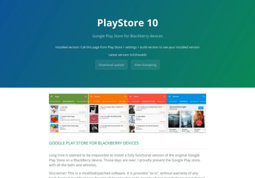 
                            1. Google Play Store for Blackberry devices - PlayStore 10 by cobalt