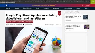 
                            8. Google Play Store selbst aktualisieren und installieren | AndroidPIT